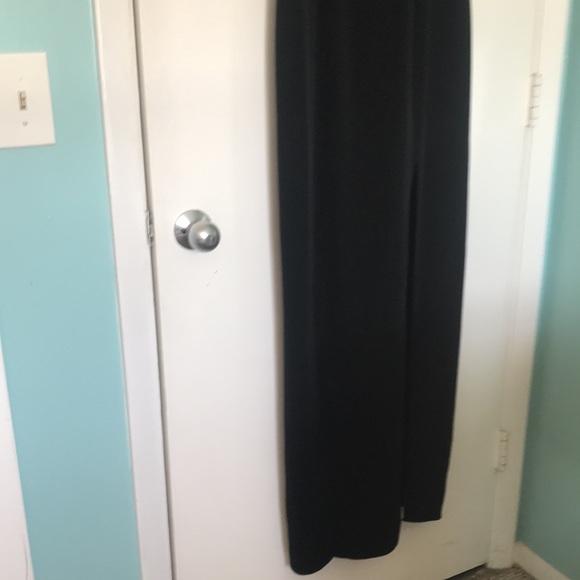 Black Tie Oleg Cassini beaded vintage gown size 10? - Picture 3 of 14